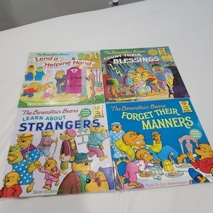Set of 4 The Berenstain Bears books